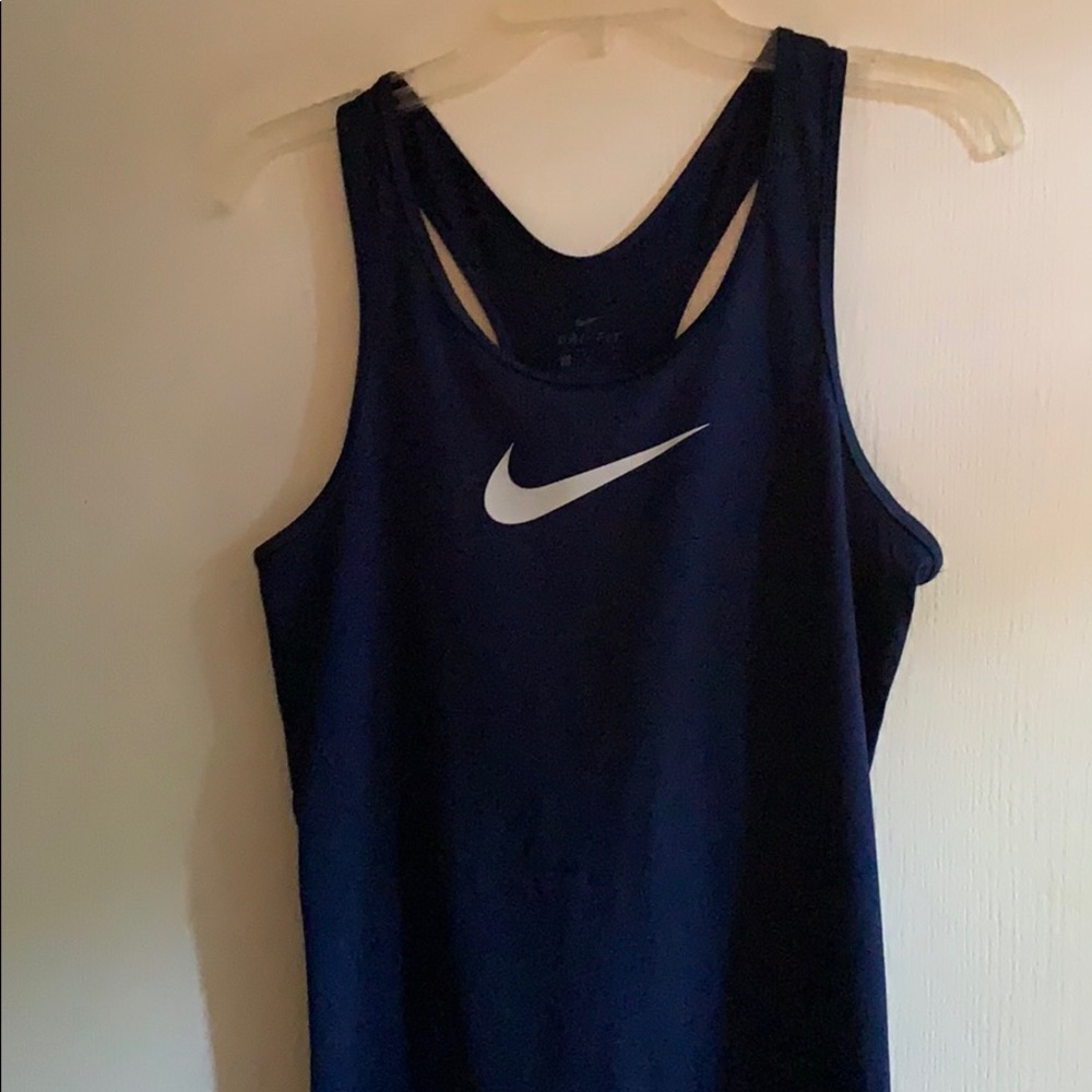 Navy Nike breathable racerback